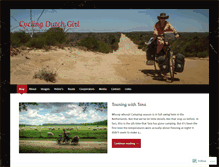 Tablet Screenshot of cyclingdutchgirl.com